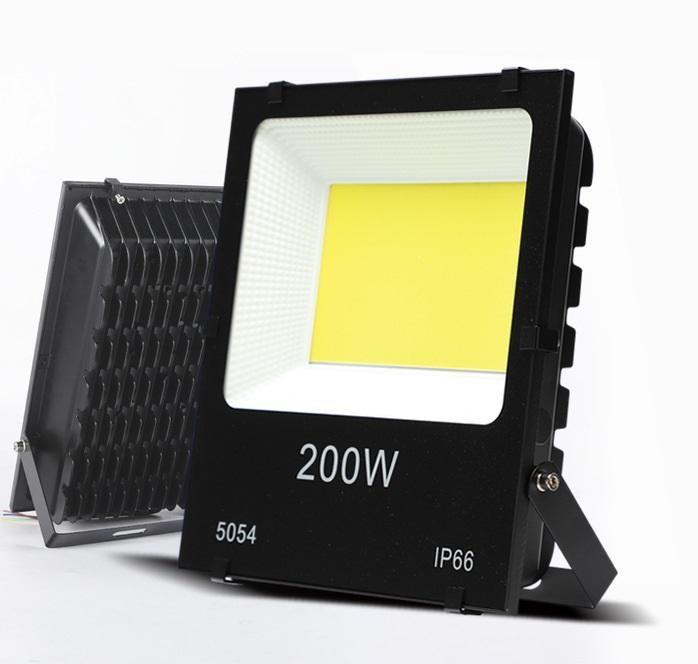 outdoor waterproof rotating 50W bright corded wall mounted white and red COB LED flood light for construction sites