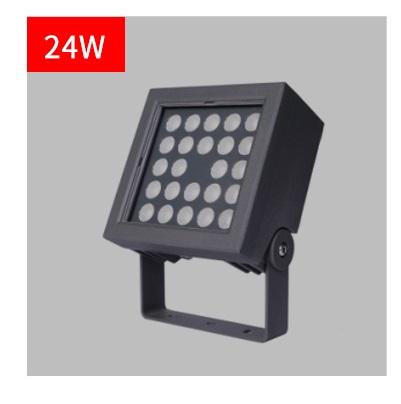 outdoor waterproof rotating corded bright 24W 24V white and yellow LED flood light