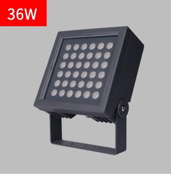 rotating waterproof wall mounted corded 36W 24V yellow bright LED flood light for jobsite lighting