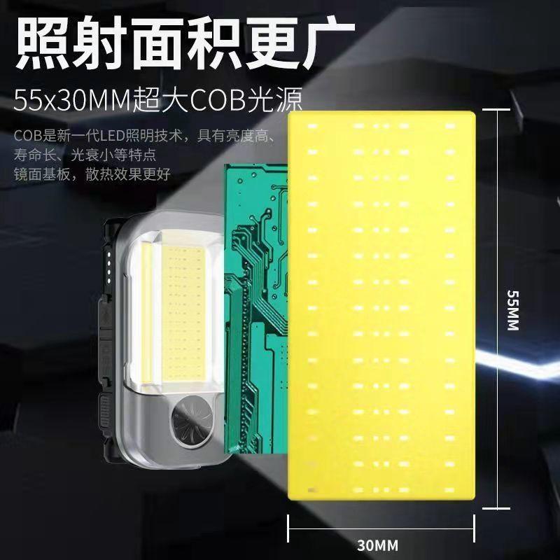 portable cordless Rechargeable adjustable 5000 Lumen handheld COB LED magnetic work light with power bank for mechanics