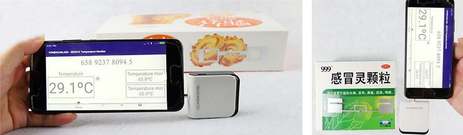 passive RFID temperature sensor tag for cold chain