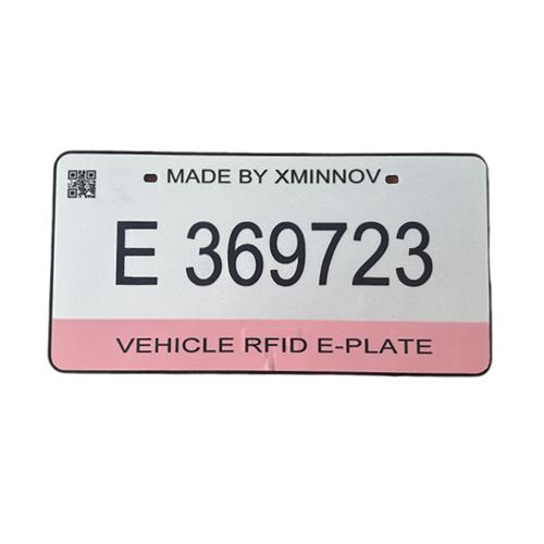 RFID license plate for vehicle access control