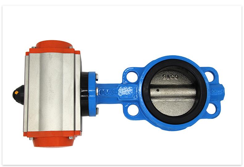 18" pneumatic wafer butterfly valve