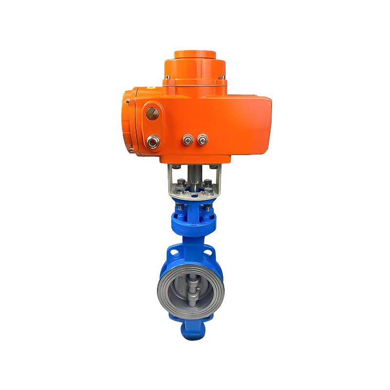 8" stainless steel electric wafer butterfly valve