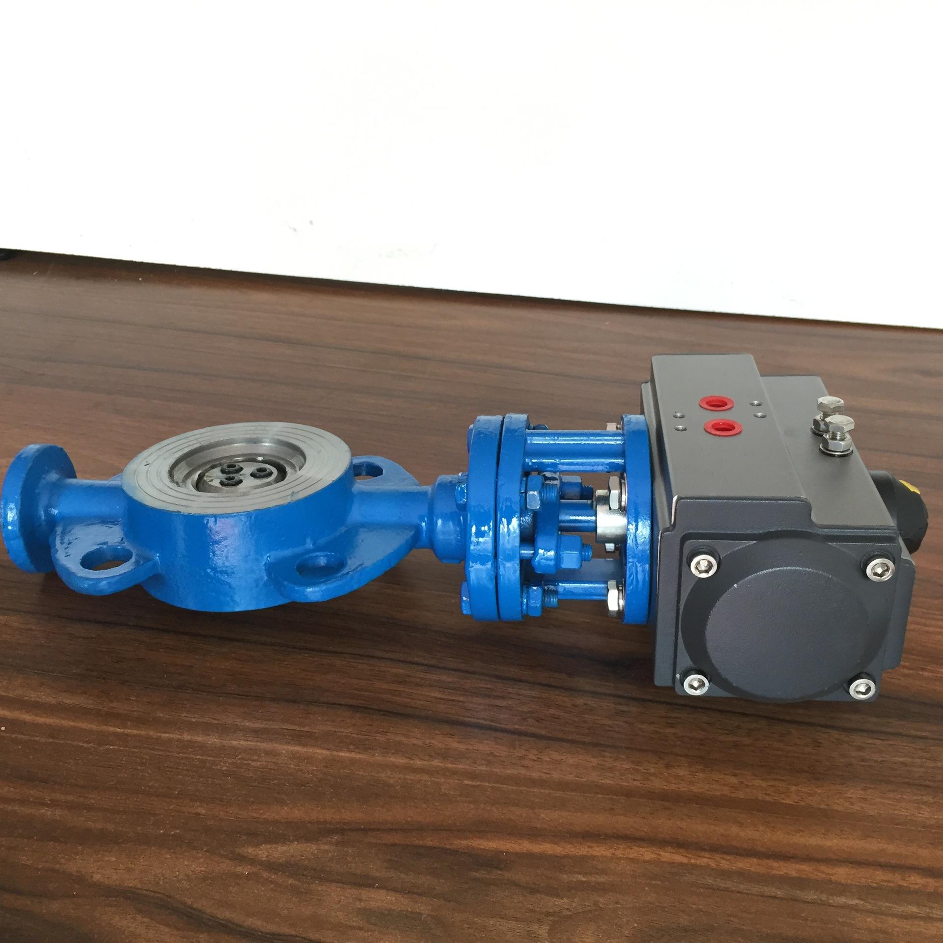 6" stainless steel pneumatic wafer butterfly valve
