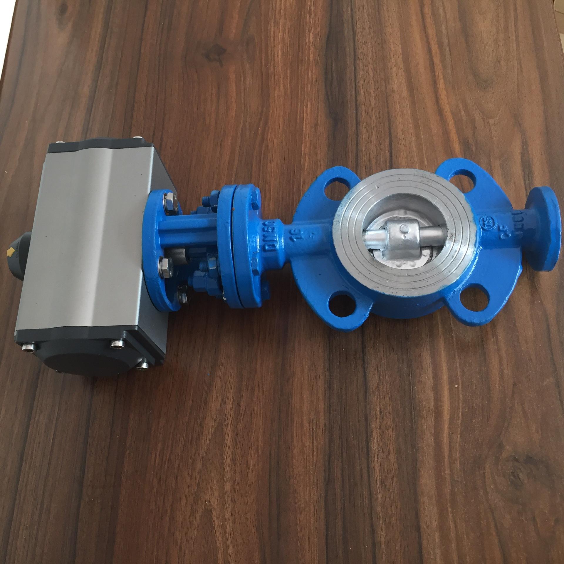 18" stainless steel pneumatic wafer butterfly valve