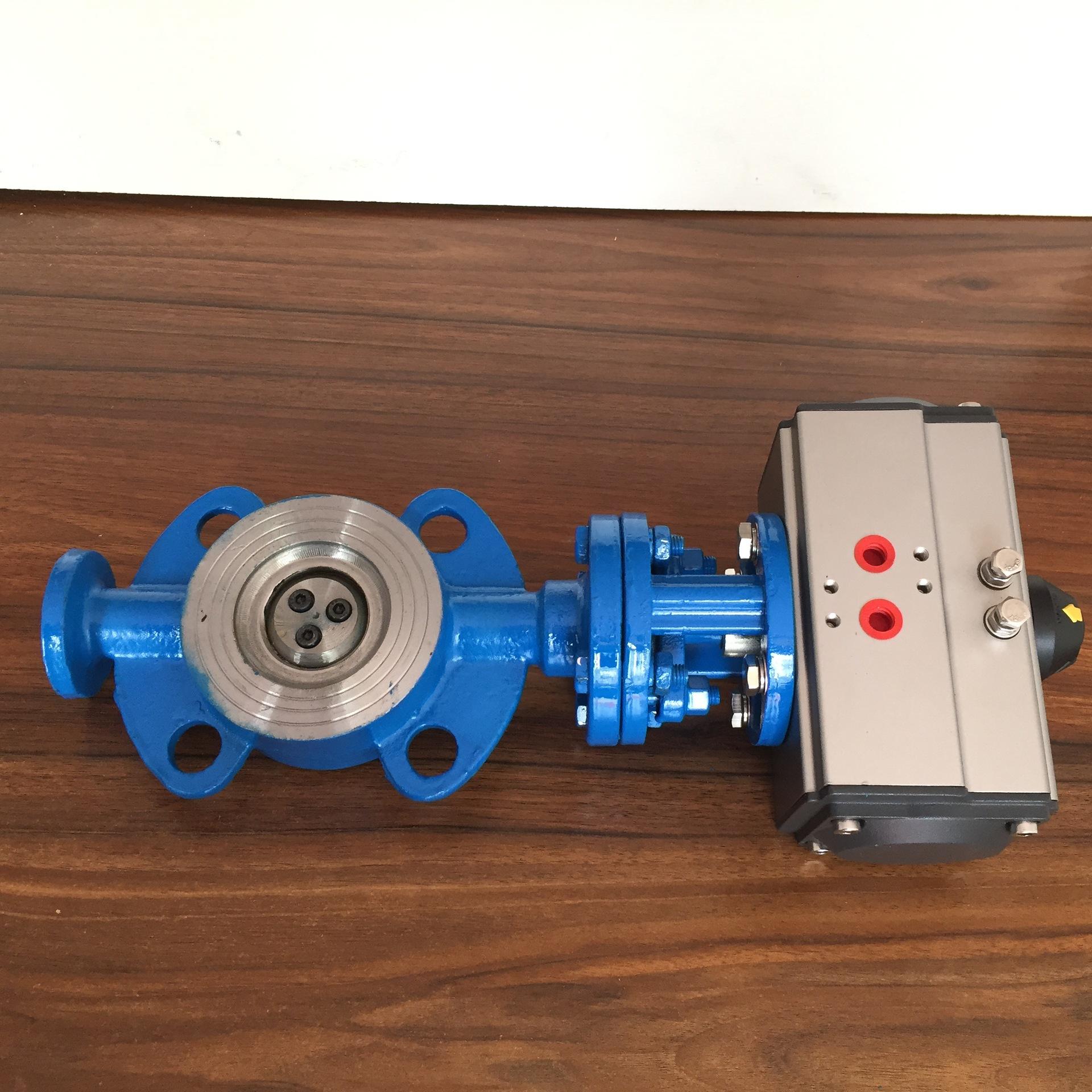 20" triple offset pneumatic wafer butterfly valve