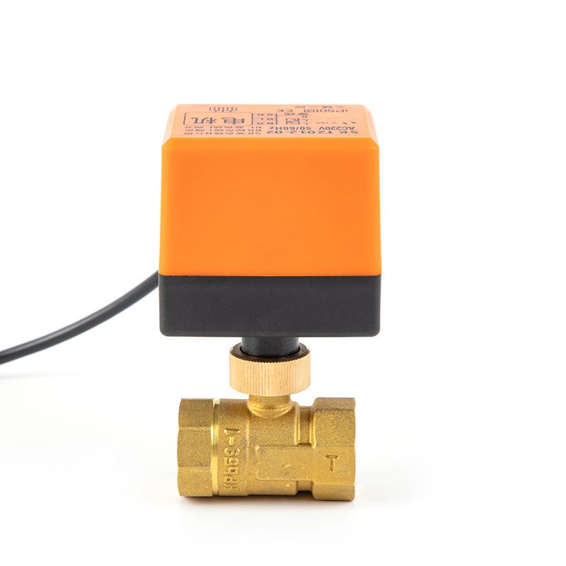 1/8" electric NPT threaded brass ball valve