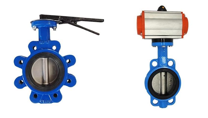 The difference between lug and wafer butterfly valves